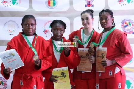 Championnats d’Afrique de Sambo Guinée 2025 : début des combats au gymnase du Stade du 28 septembre