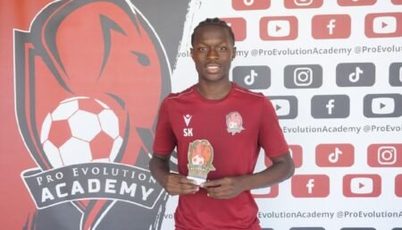 Football/Pro Evolution Academy : Sékou Fantamady Camara sacré meilleur joueur du mois