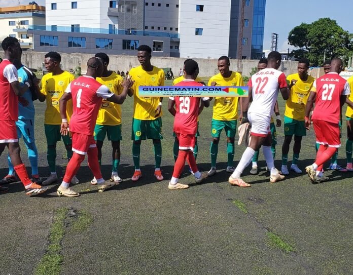 L’AS Kaloum renoue avec la victoire face à la RC Caïman de Kamsar