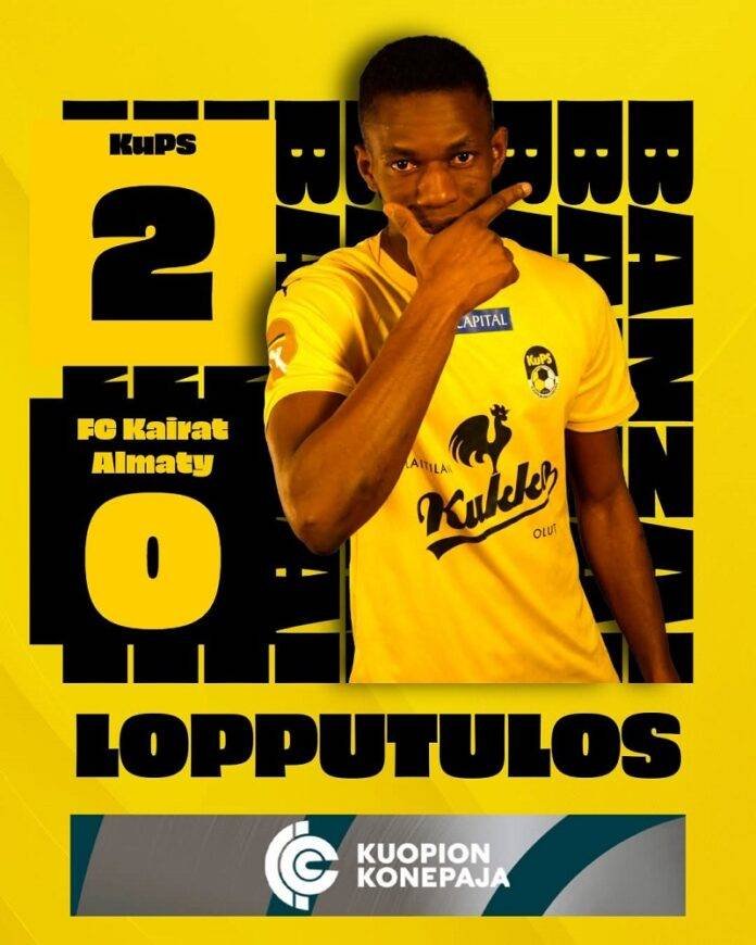 Premier but européen pour Mohamed Touré avec KuPS Kuopio