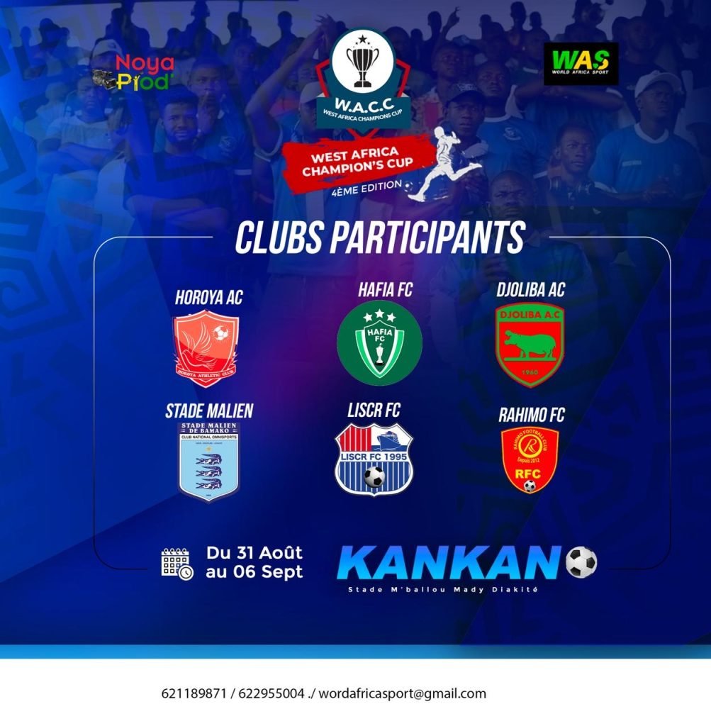 La quatrième édition de la West Africa Champion’s Cup dévoile ses clubs participants La quatrième édition de la West Africa Champion’s Cup dévoile ses clubs participants