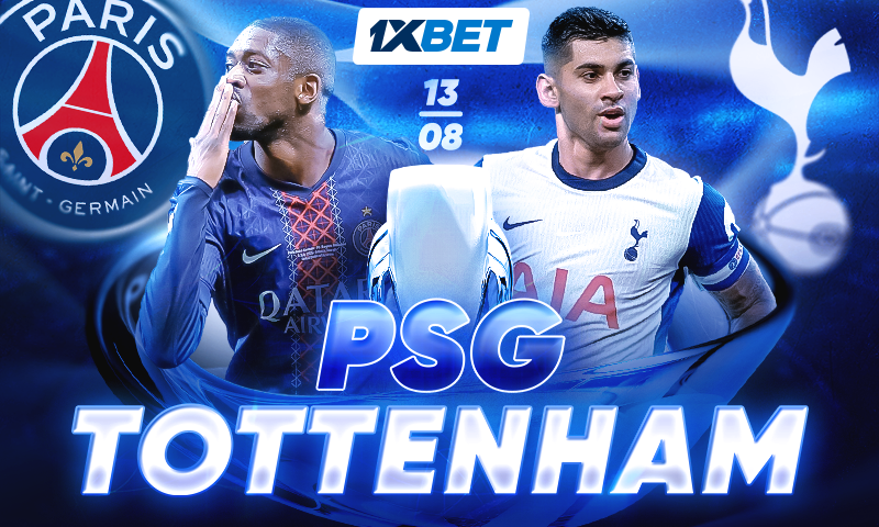 Paris Saint-Germain vs Tottenham : faites vos pronostics pour la Super Coupe sur 1xBet ! Paris Saint-Germain vs Tottenham : faites vos pronostics pour la Super Coupe sur 1xBet !