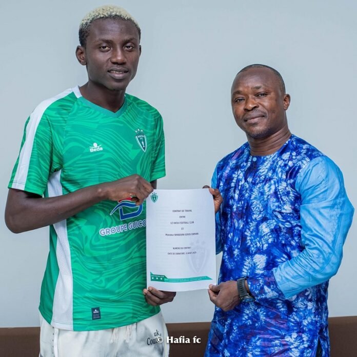 Sékou Damaro Bangoura s’engage avec le Hafia FC pour deux saisons