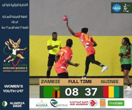 Handball Féminin/ CAN U17 : deuxième victoire du syli Handball des Cadets